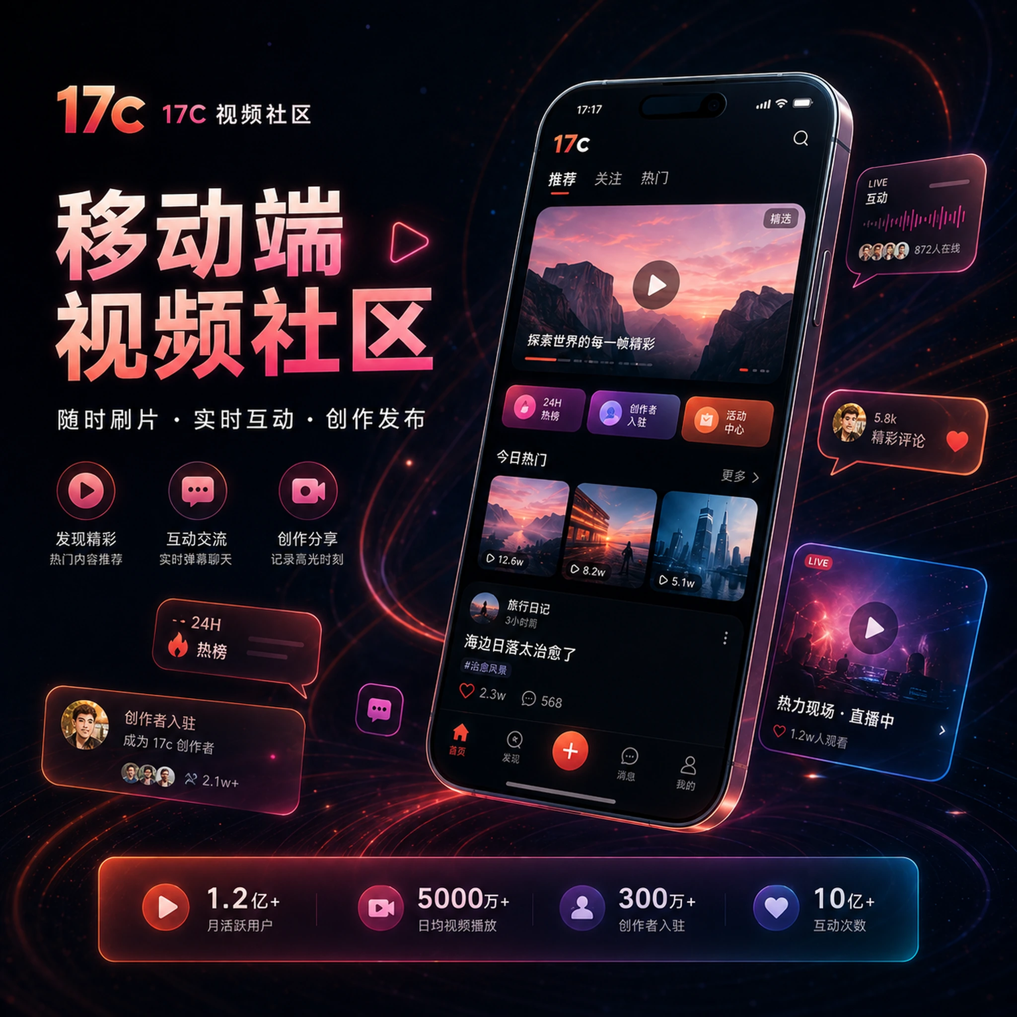 17c手机端内容与教程体验